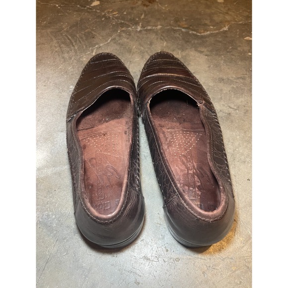 Giorgio Brutini Men's 9D Brown Genuine Lizard Leather Dress Shoes Made in Brazil - Picture 8 of 8